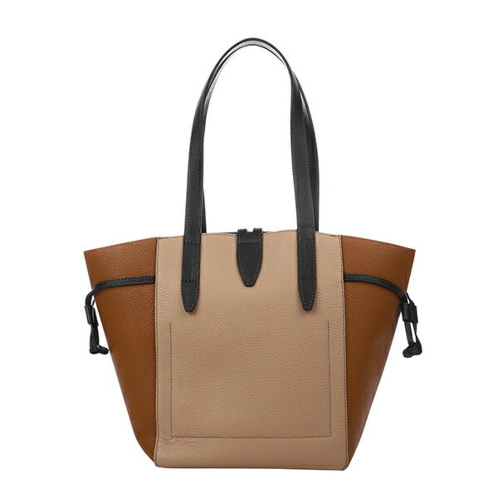 Furla Tan Handbag Beige Net Brown